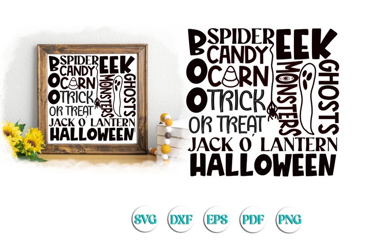 Halloween Subway Svg Cutfile example image 1