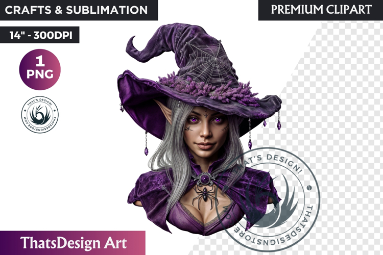 Halloween Elf Clipart PNG, Fantasy clipart Witchy elves