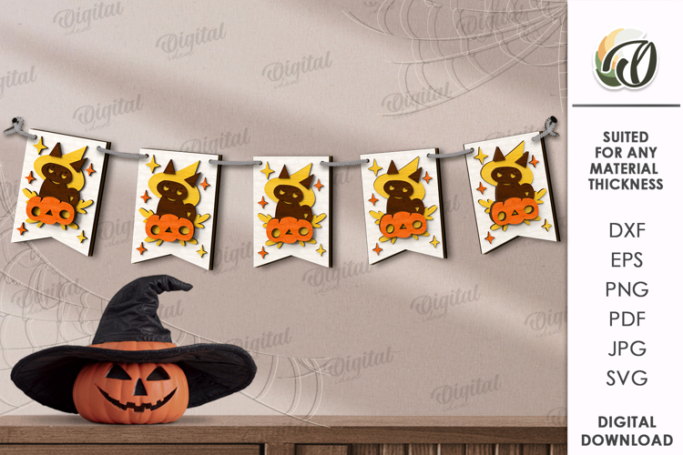 Halloween Black Cat Svg Image 4