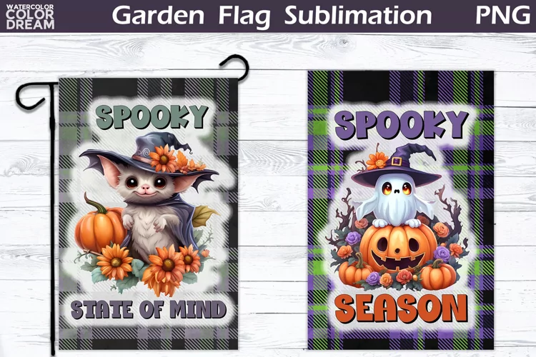 Halloween Garden Flag | Halloween Spooky Garden Flag