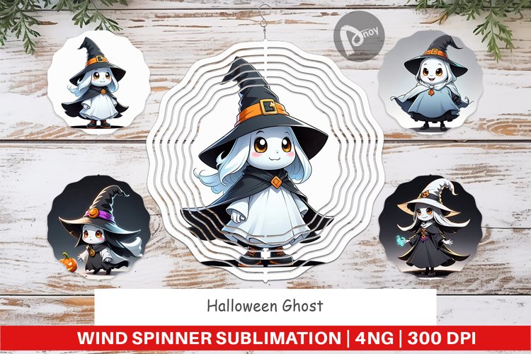 Wind Spinner Halloween Ghost