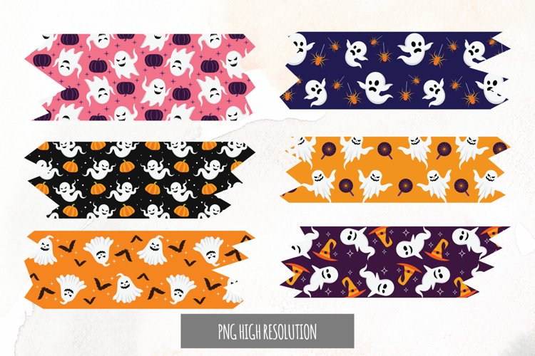Halloween Ghost Patterned Tape example image 1