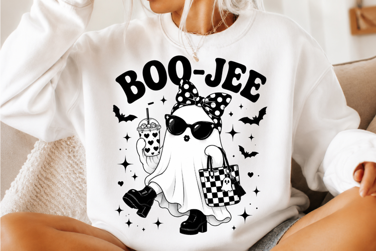 Halloween Ghost PNG, Spooky Halloween Cut File