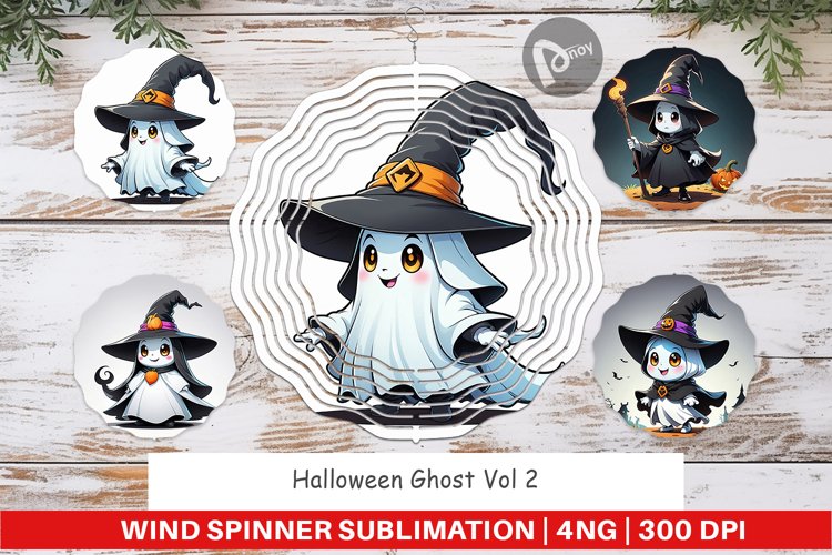 Wind Spinner Halloween Ghost