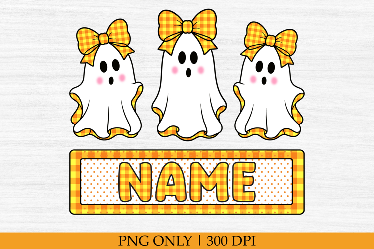 Halloween Ghosts PNG, Ghosts Coquette Bow Sublimation