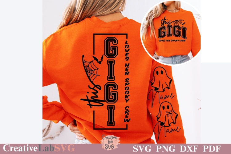 This Gigi Loves Her Spooky Crew, Gigi Halloween, Gigi SVG