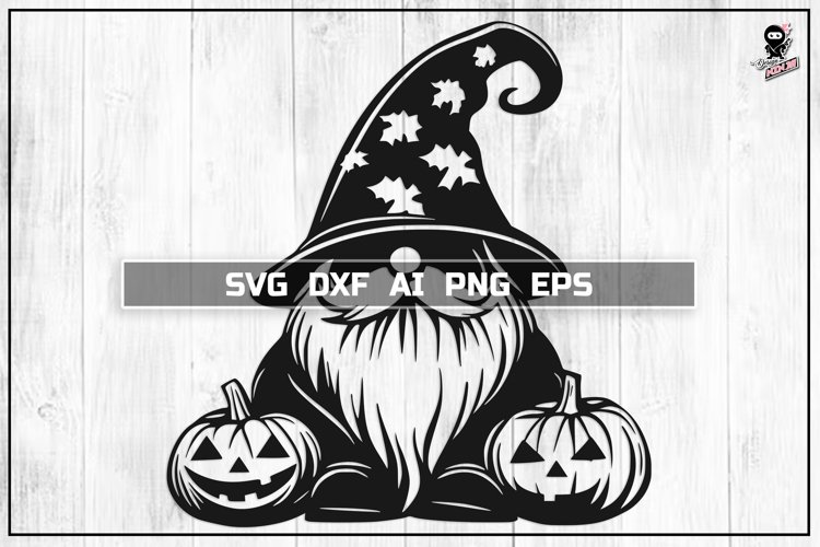 Halloween Gnome SVG, Pumpkins Cut file PNG DXF