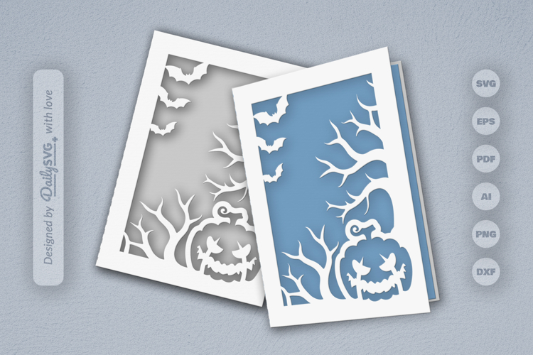 Halloween Greeting Card SVG