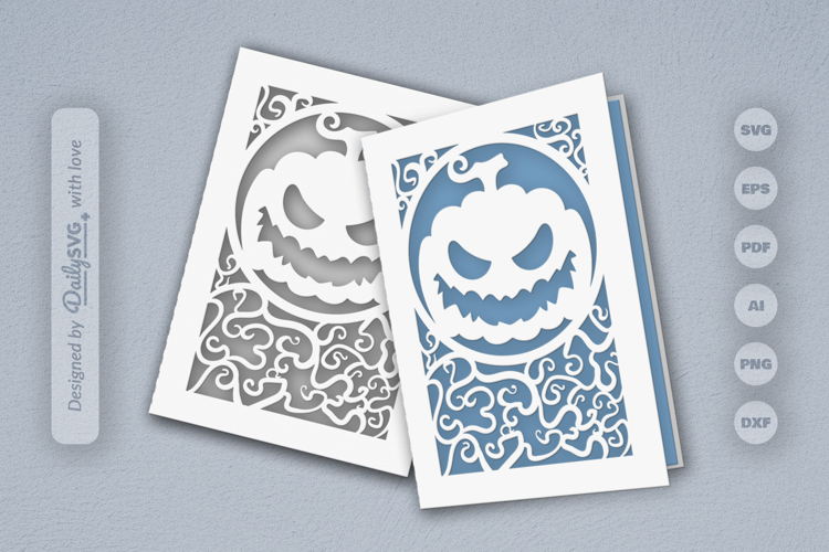 Halloween Greeting Card SVG