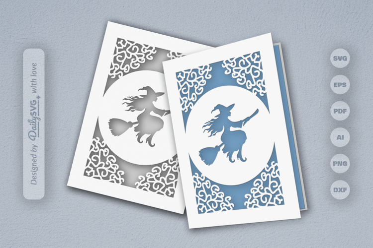 Halloween Greeting Card SVG