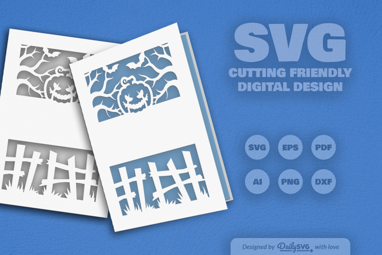 Halloween Greeting Card SVG