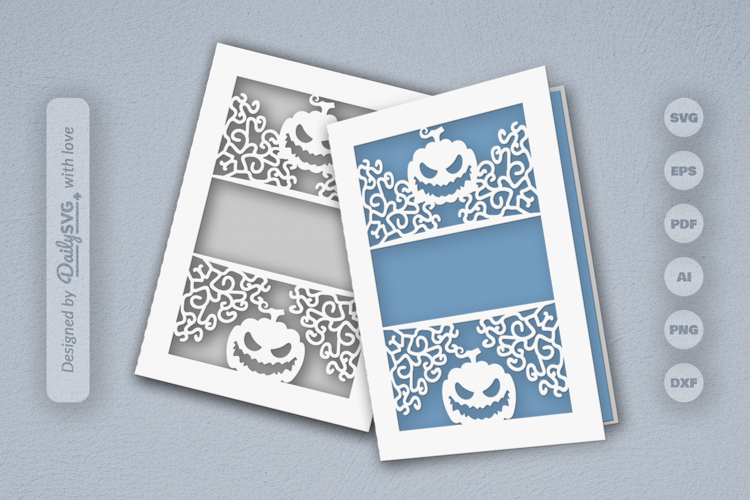 Halloween Greeting Card SVG