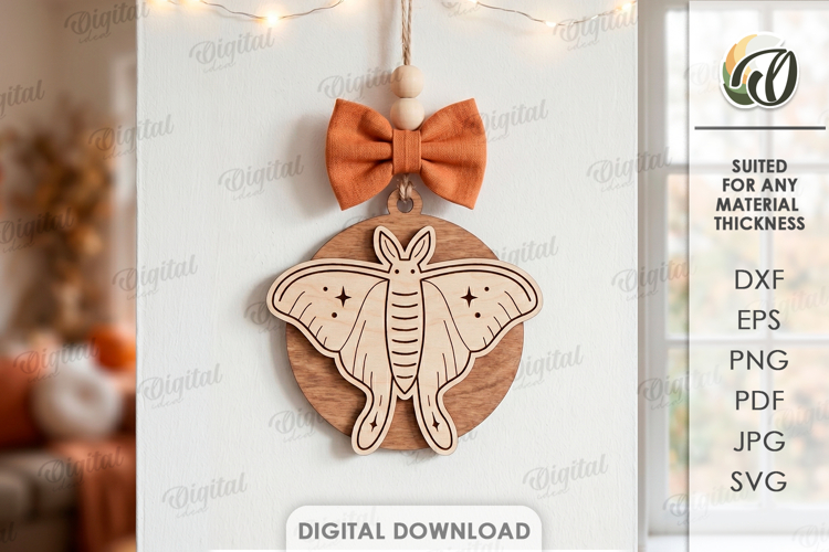 Halloween Hanging Ornament Laser Cut. Wall Decor SVG