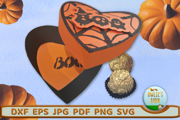 Heart-shaped Halloween Box
