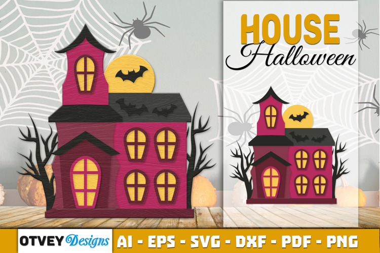 Halloween House Decor LaserCut File