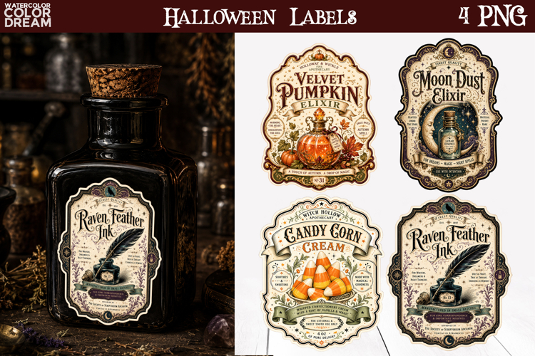 Vintage Apothecary Labels