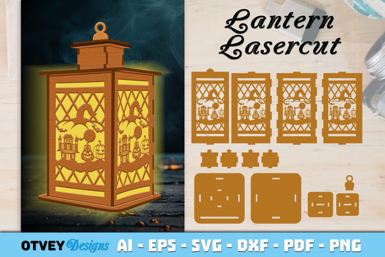 Halloween Lantern Lasercut