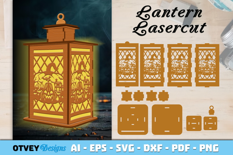 Halloween Lantern Lasercut