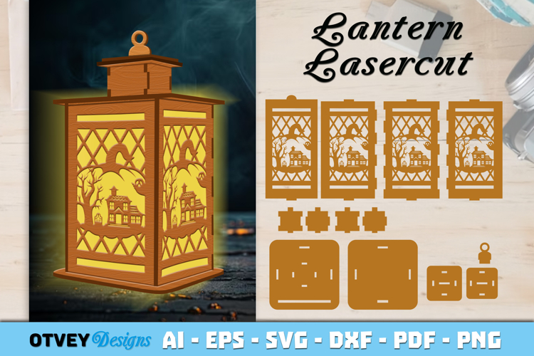 Halloween Lantern Lasercut