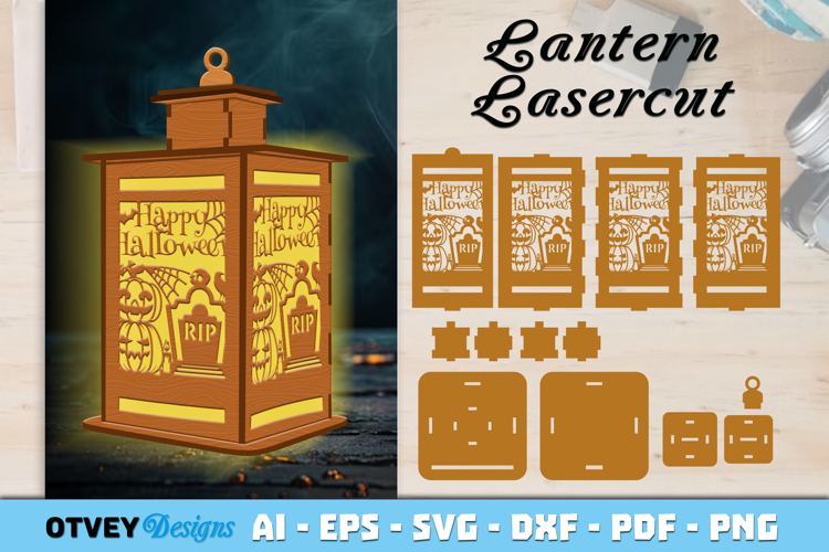 Halloween Lantern Lasercut