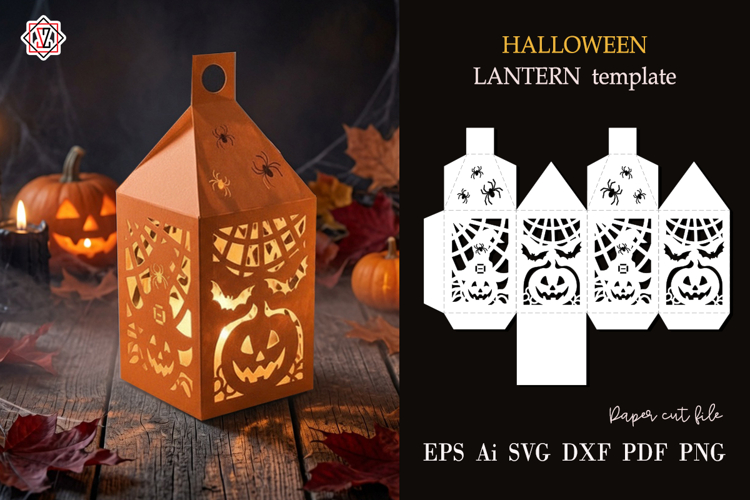 Halloween Lantern Template