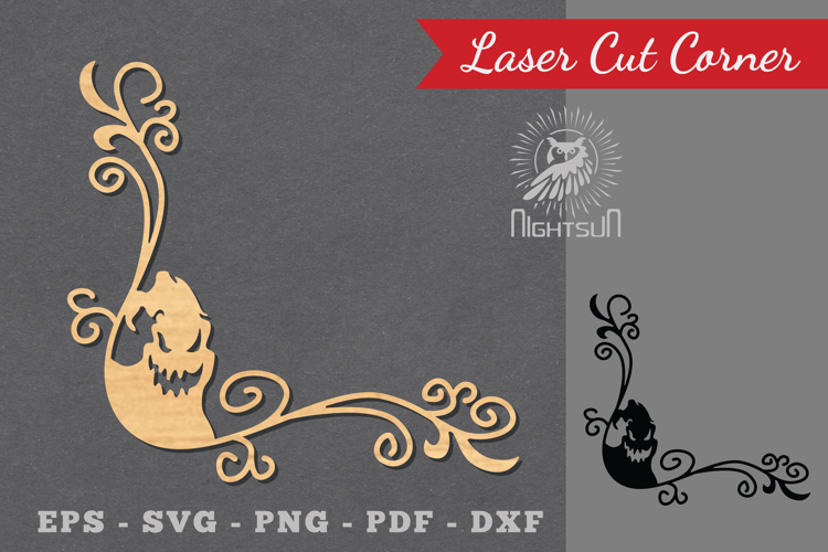 Halloween Laser Cut Corner