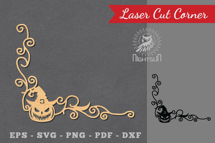 Halloween Laser Cut Corner
