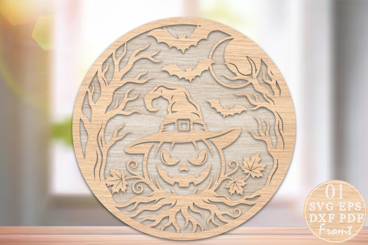 Halloween Laser Cut Design SVG