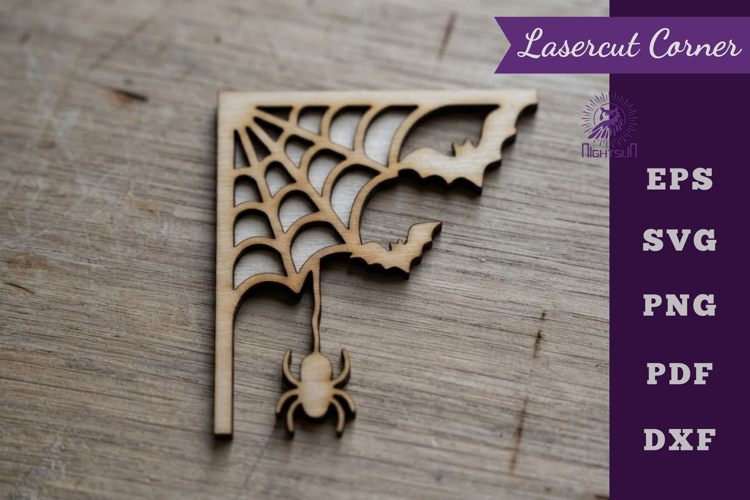 Halloween Lasercut Corner