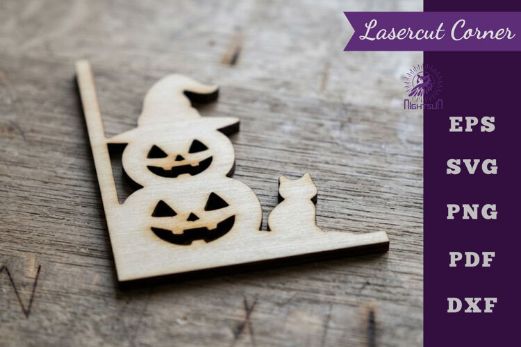 Halloween Lasercut Corner example image 1