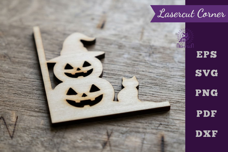 Halloween Lasercut Corner