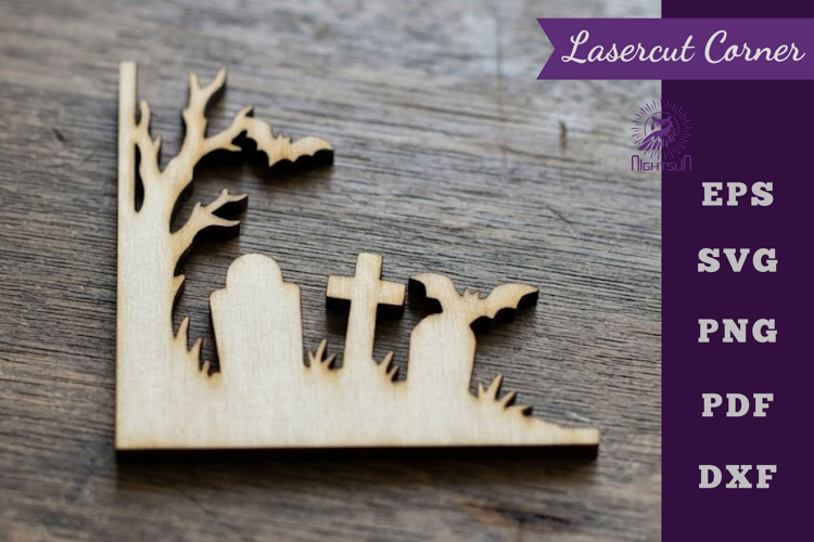 Halloween Lasercut Corner