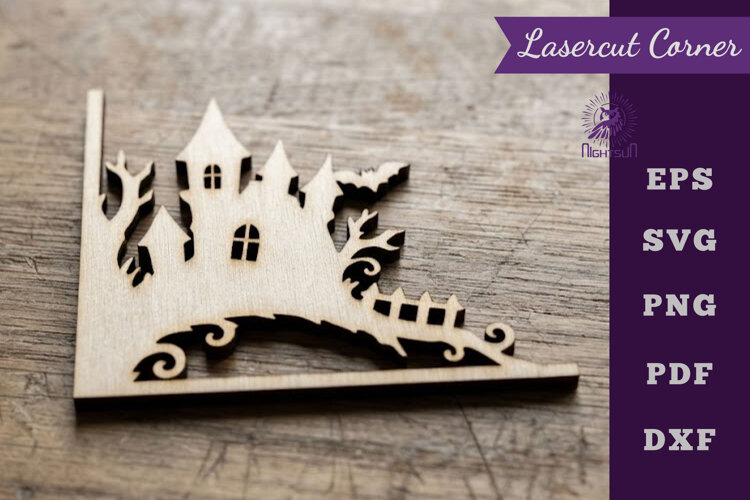 Halloween Lasercut Corner example image 1