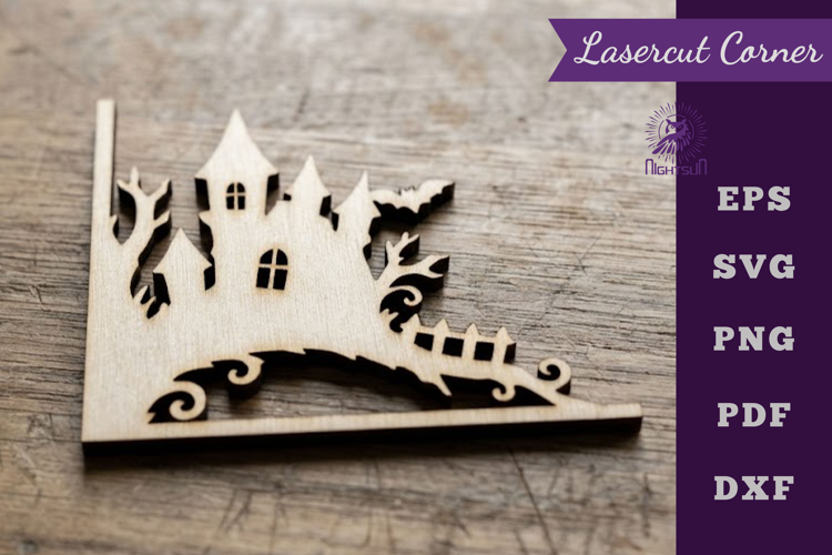 Halloween Lasercut Corner