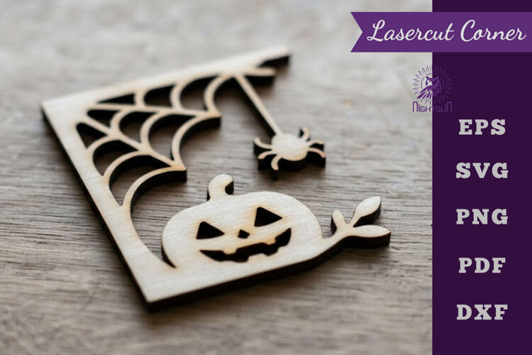 Halloween Lasercut Corner example image 1
