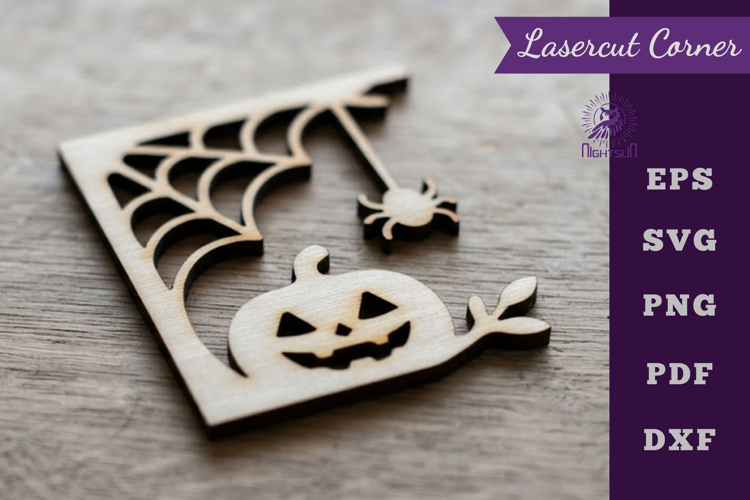 Halloween Lasercut Corner