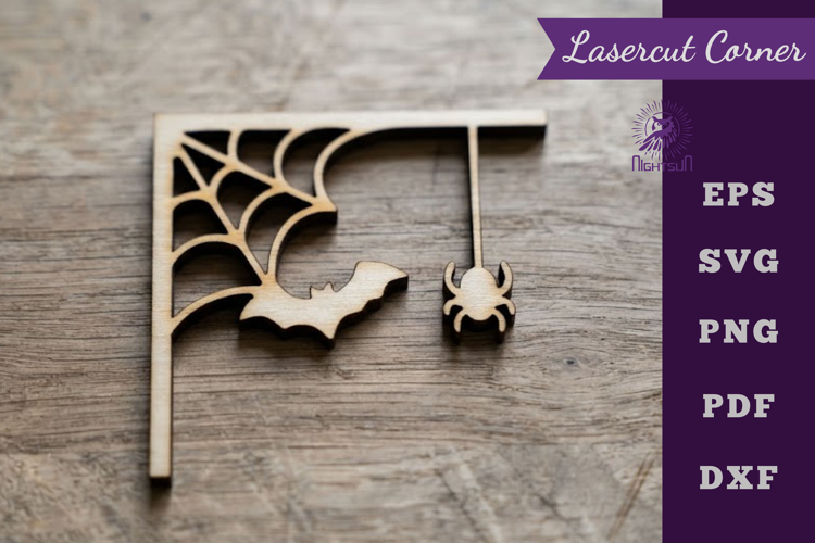 Halloween Lasercut Corner