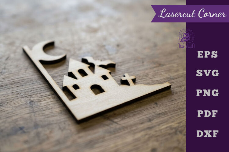 Halloween Lasercut Corner example image 1