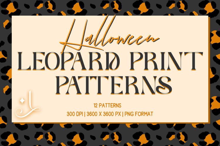 Halloween Leopard Print Patterns