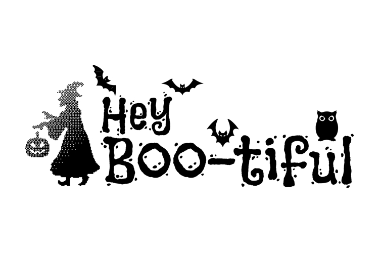 Halloween lettering quote typography printing graphic