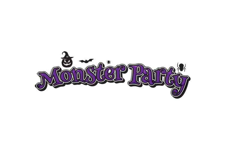 Halloween lettering typography creative isolated eps 10
