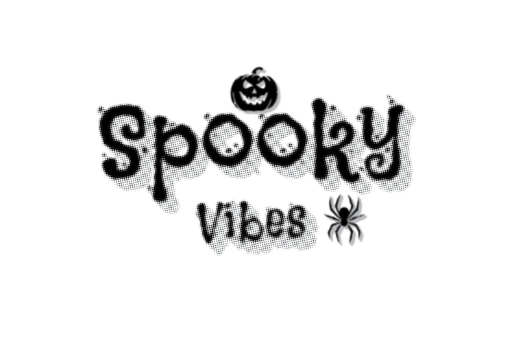 Halloween lettering typography printing concept eps 10
