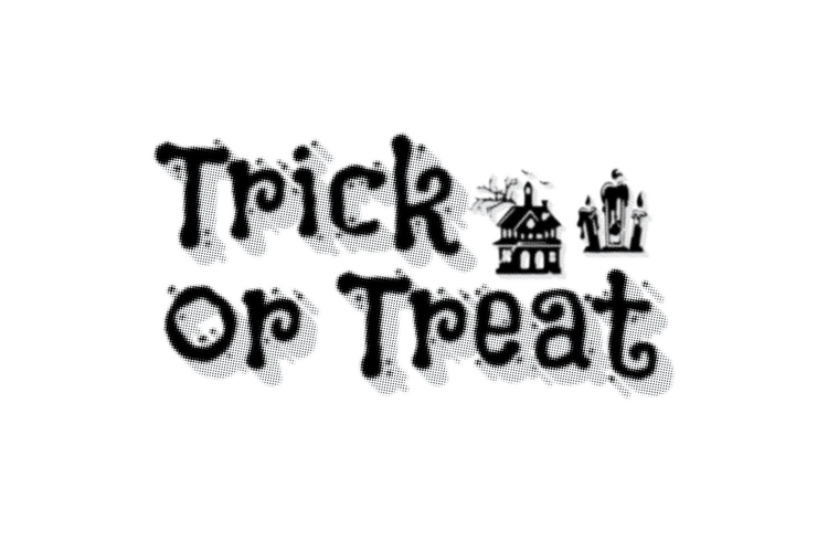 Halloween lettering typography printing graphic eps 10