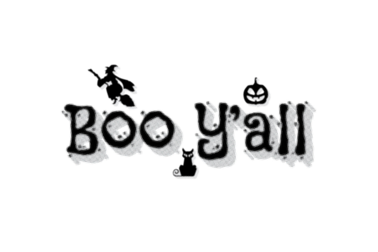 Halloween lettering typography printing isolated eps 10