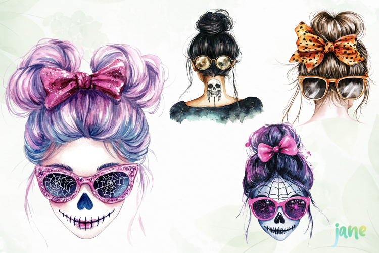 Halloween Messy Bun example image 1