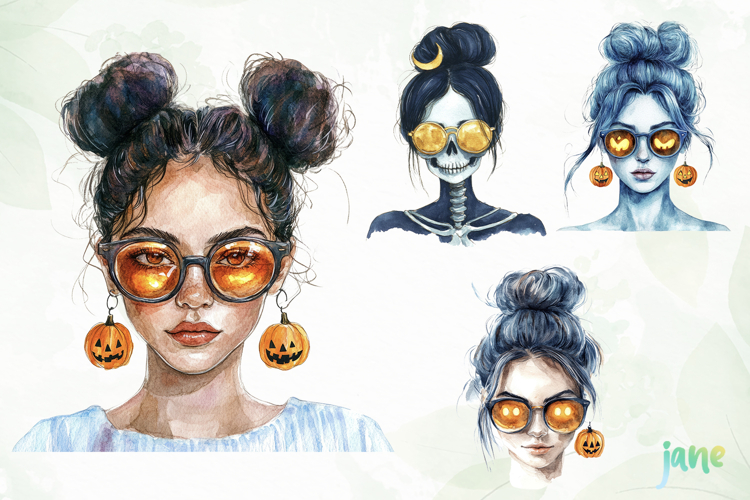Messy Bun Clipart Image 11