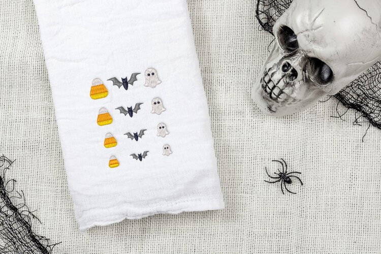 Halloween Micro Embroidery Trio