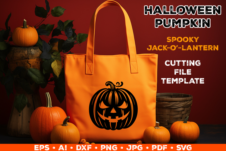  Scary Pumpkin Face SVGs Image 3