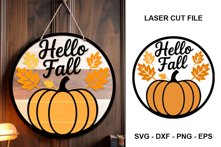 Hello Fall SVG Image 8