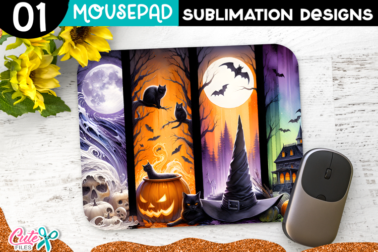 Halloween Mouse Pad Sublimation